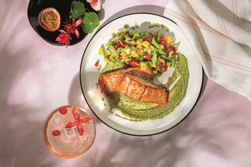 Saumon grillé et salade d’été – Fraîcheur & équilibre